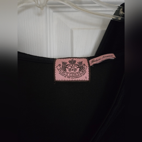 COPY - Black Juicy Couture Terrycloth Hoodie - Picture 2 of 3